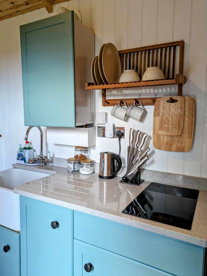 Romantic Nature Retreat, Luxury Glamping & Stargazing Views - Dragonfly Shepherd Hut Yarpole Экстерьер фото