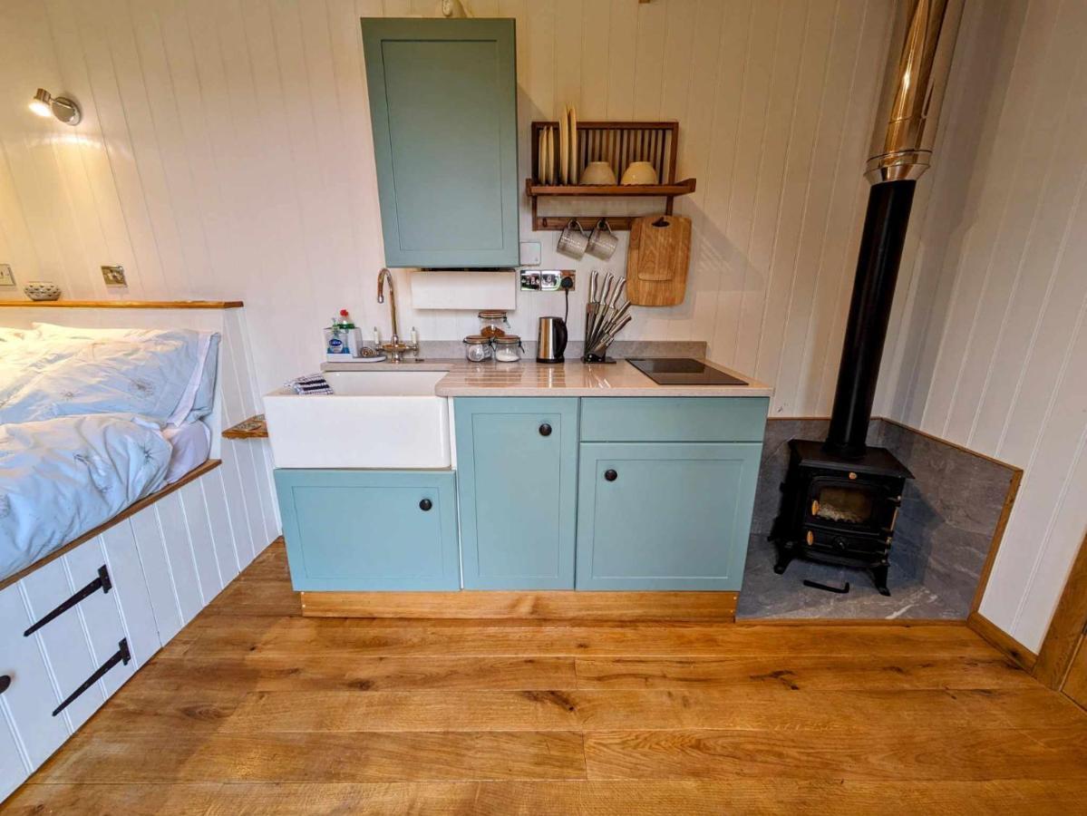 Romantic Nature Retreat, Luxury Glamping & Stargazing Views - Dragonfly Shepherd Hut Yarpole Экстерьер фото