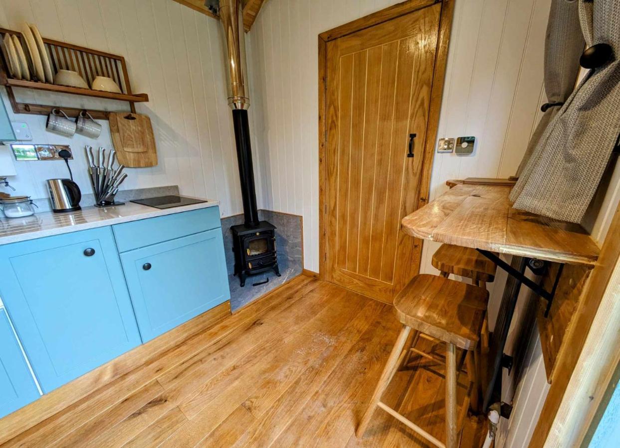 Romantic Nature Retreat, Luxury Glamping & Stargazing Views - Dragonfly Shepherd Hut Yarpole Экстерьер фото